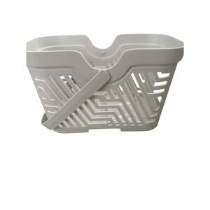 Ankyo Shower Caddy Portable Bath Organizer Basket w/ Dividers Light Gray Storage